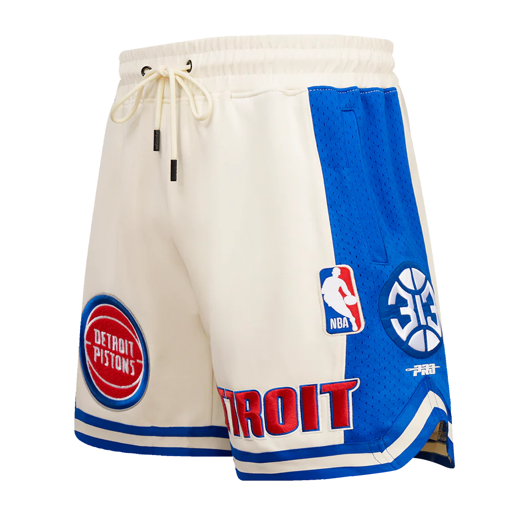 PRO STANDARD NBA DETROIT PISTONS RETRO CLASSIC MEN'S SHORTS
