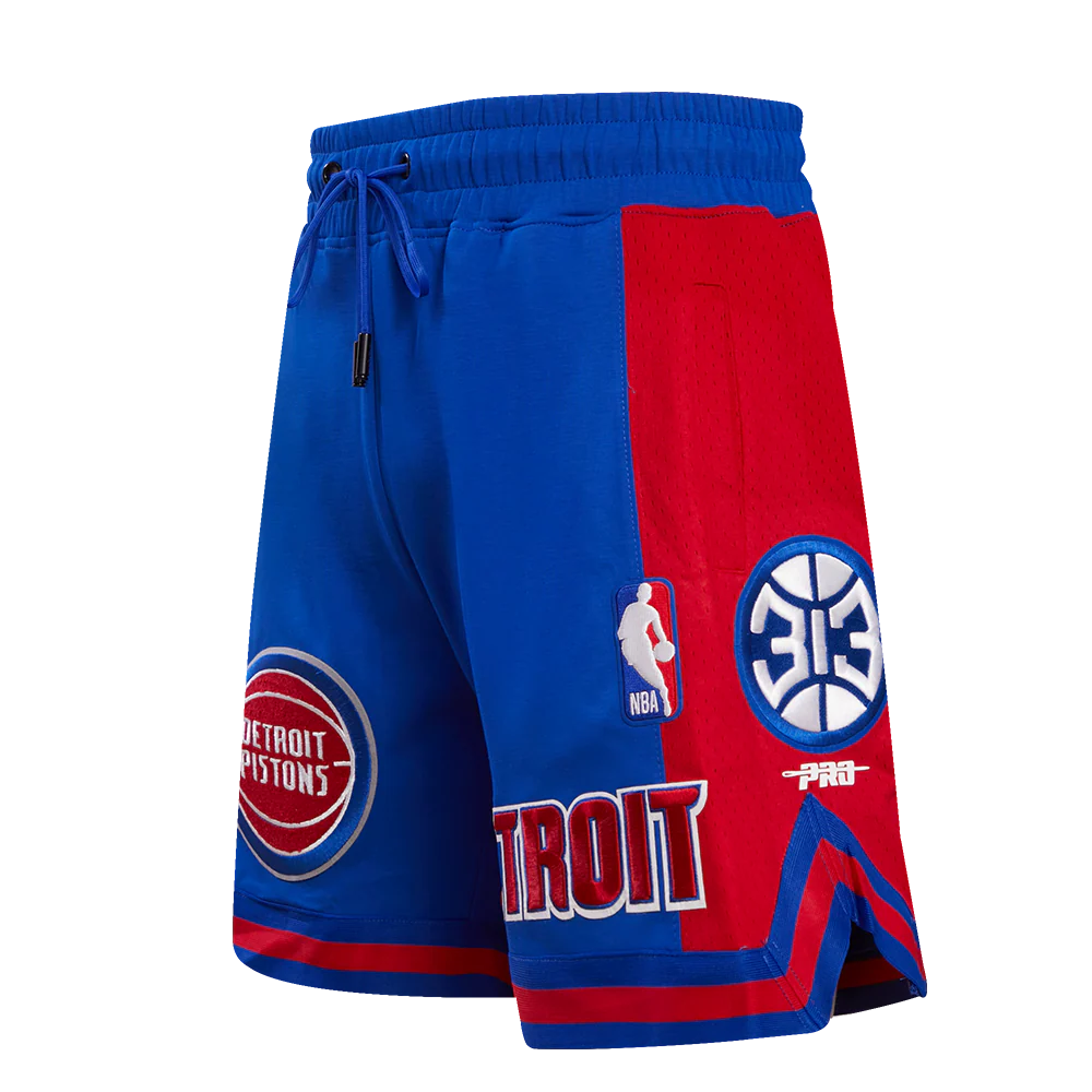 PRO STANDARD NBA DETROIT PISTONS RETRO CLASSIC MEN'S SHORTS