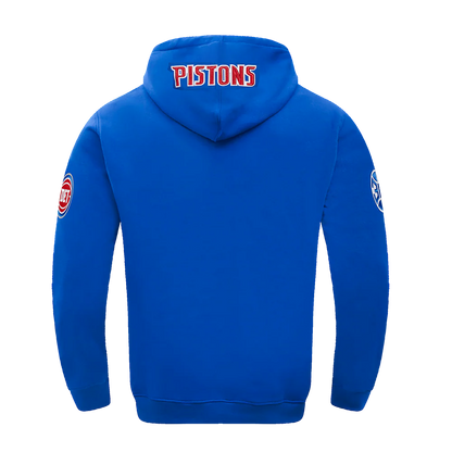 PRO STANDARD NBA DETROIT PISTONS OLD ENGLISH MEN'S PULLOVER HOODIE
