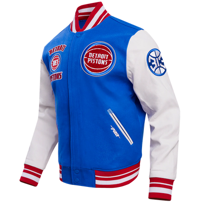 PRO STANDARD DETROIT PISTONS RETRO CLASSIC WOOL VARSITY JACKET