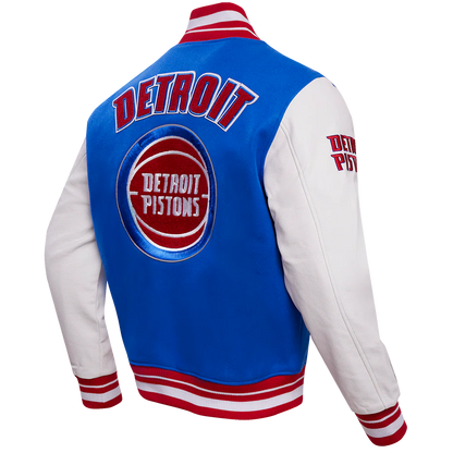 PRO STANDARD DETROIT PISTONS RETRO CLASSIC WOOL VARSITY JACKET