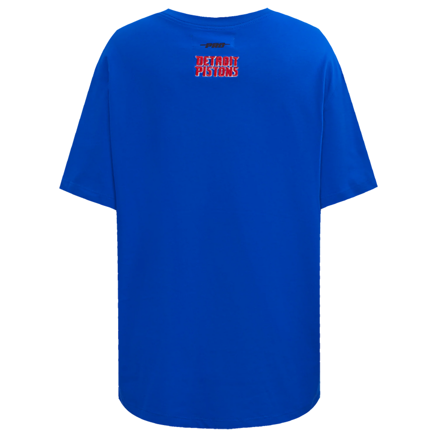 PRO STANDARD NBA DETROIT PISTONS SCRIPT TAIL WOMEN'S BOYFRIEND TEE