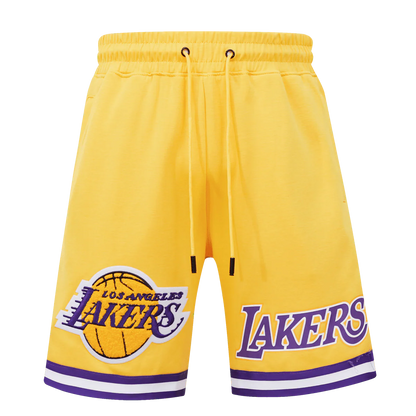 PRO STANDARD NBA LOS ANGELES LAKERS CLASSIC CHENILLE MEN'S SHORT