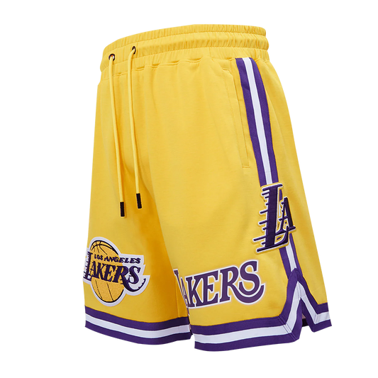 PRO STANDARD NBA LOS ANGELES LAKERS CLASSIC CHENILLE MEN'S SHORT