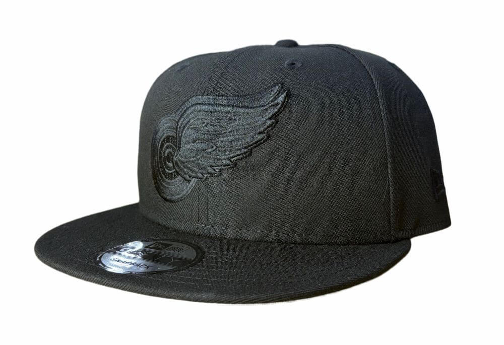 NEW ERA DETROIT RED WINGS BLACK/BLK MEN’S 9FIFTY SNAPBACK