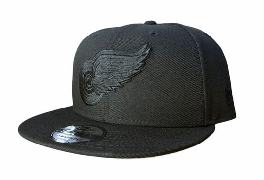 NEW ERA DETROIT RED WINGS BLACK/BLK MEN’S 9FIFTY SNAPBACK