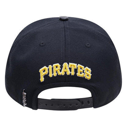 Men's Pittsburgh Pirates Pro Standard White/Black Logo Snapback Hat