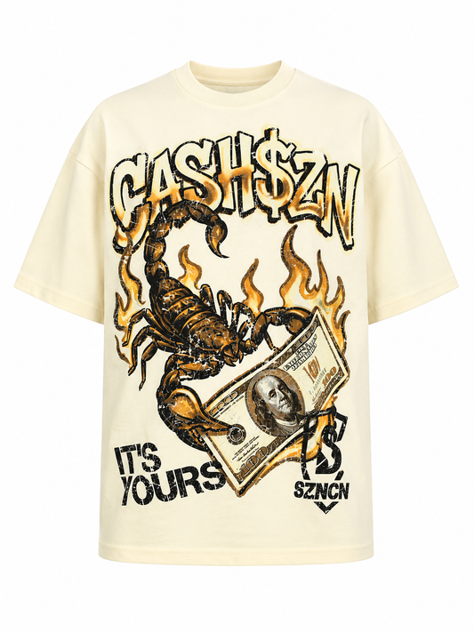 TRAP SZN CASH BURN TEE