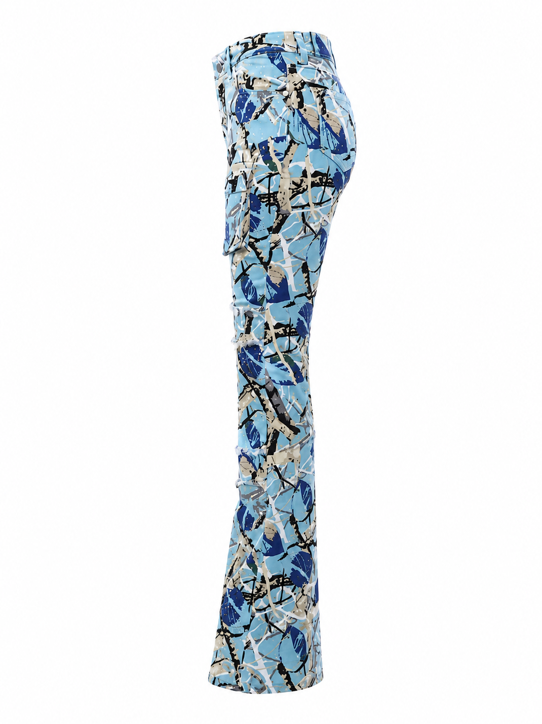 REDFOX TWILL HUNTER WOMEN STACKED JEANS W/RHINESTONES