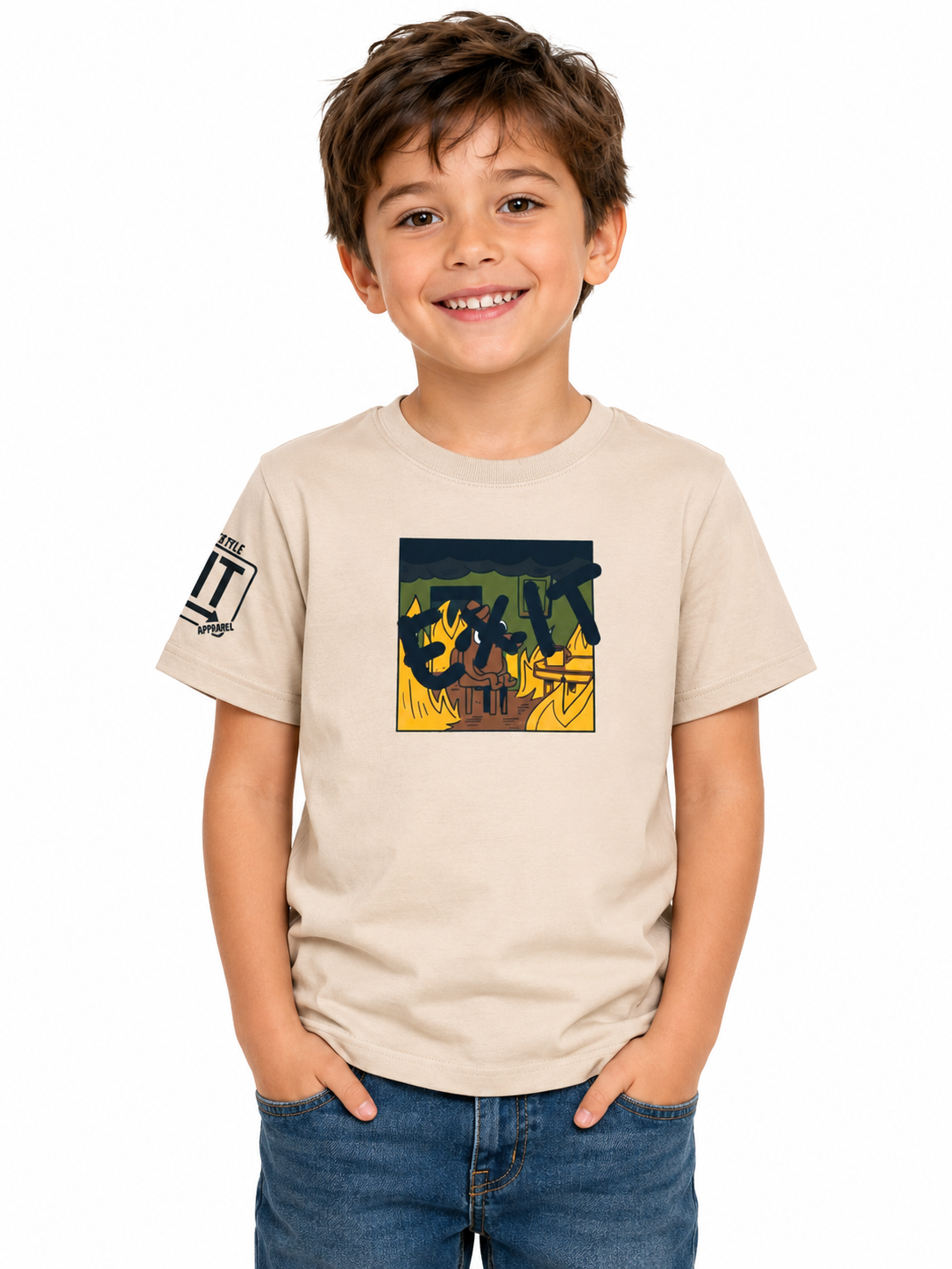 EXIT KIDS CAMPFIRE TEE