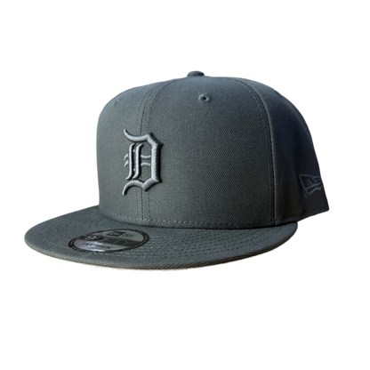 NEW ERA DETROIT TIGERS CHARCOAL GREY 9FIFTY SNAPBACK CAP