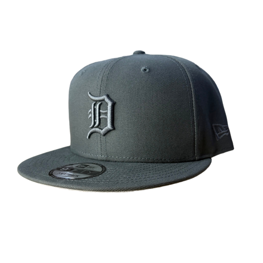 NEW ERA DETROIT TIGERS CHARCOAL GREY 9FIFTY SNAPBACK CAP