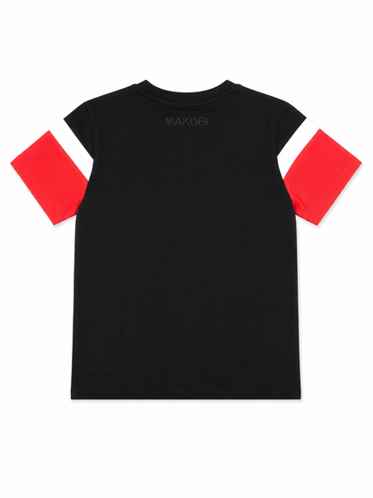 MAKOBI KIDS MONOGRAM TEE