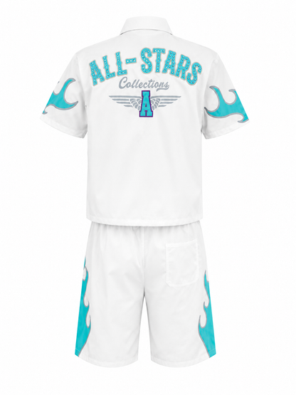 COPPER RIVET MEN'S ALL STAR BUTTON DOWN & SHORT SET