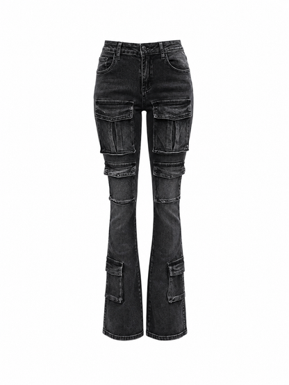 AMERICAN BAZI 8PKT STACKED CARGO JEAN