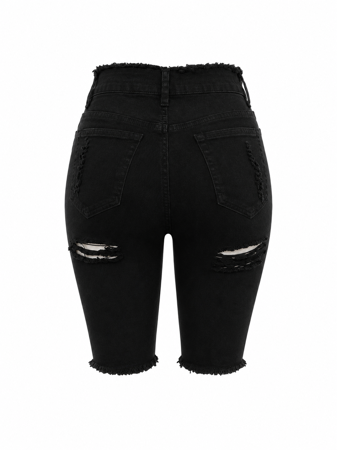 REDFOX WOMEN SUMMER STORM DISTRESSED BERMUDA SHORTS