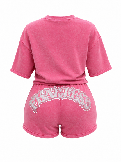 REDFOX WOMEN'S "FEARLESS" CROP & SHORT SET