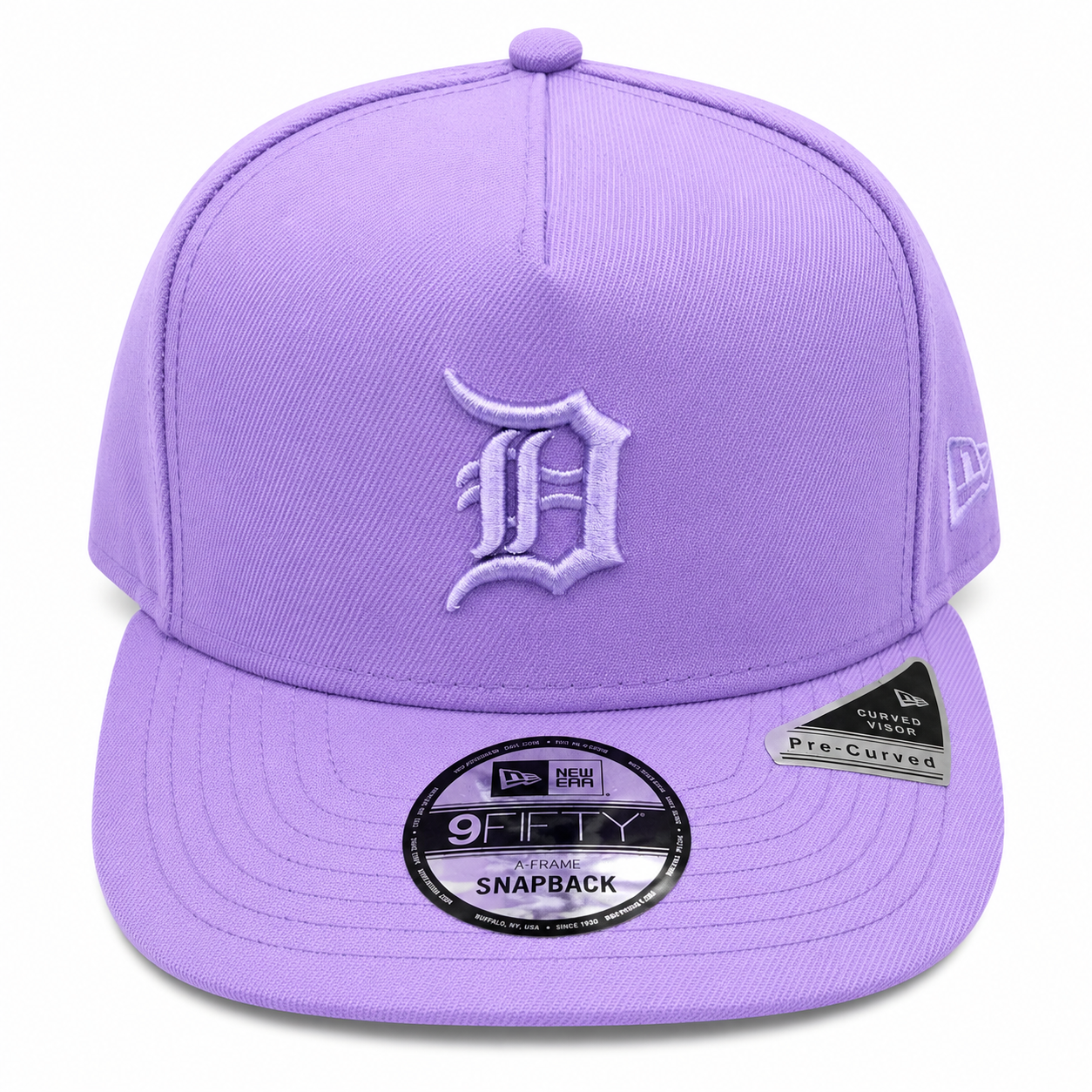 NEW ERA DETROIT TIGERS LAVENDER 9FIFTY A-FRAME SNAPBACK CAP