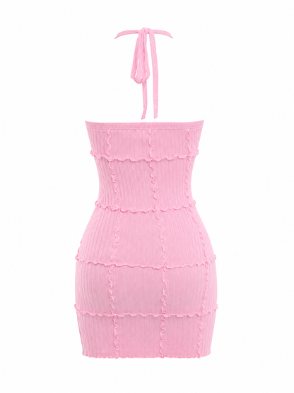 HOT & DELICIOUS WOMEN SWEET ESCAPE HALTER DRESS