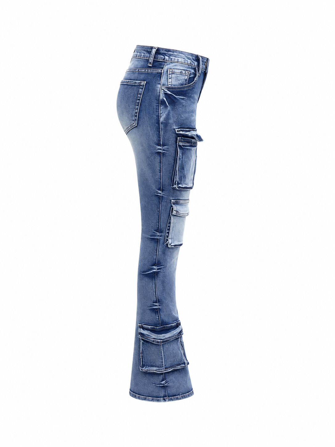 AMERICAN BAZI 8PKT STACKED CARGO JEAN