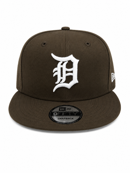NEW ERA DETROIT TIGERS BROWN/WHITE 9FIFTY SNAPBACK CAP