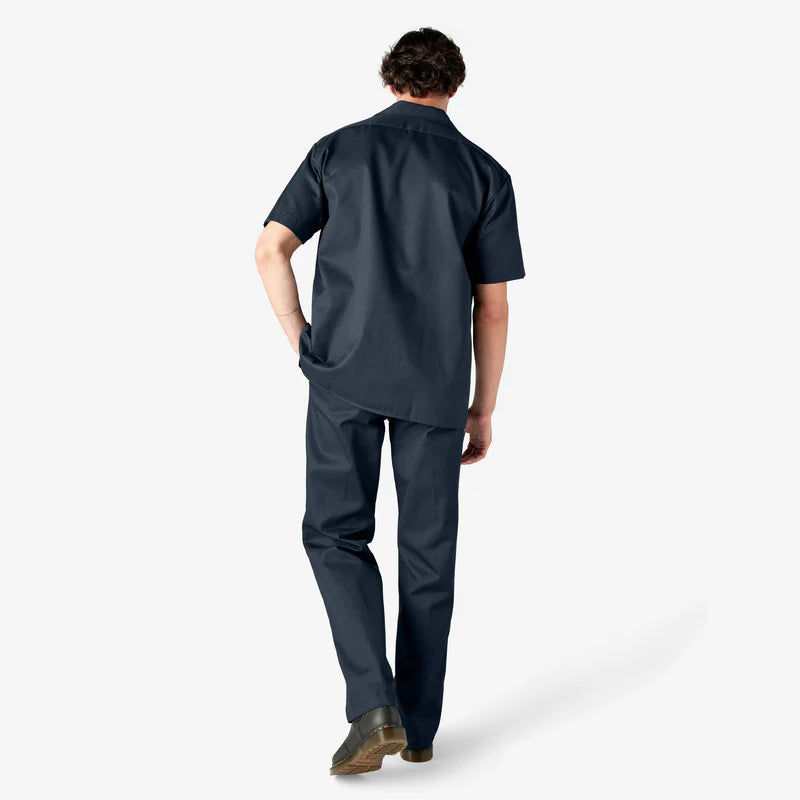 DICKIES MENS S/S WORK SHIRT (15740DN)- NAVY