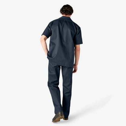DICKIES MENS S/S WORK SHIRT (15740DN)- NAVY