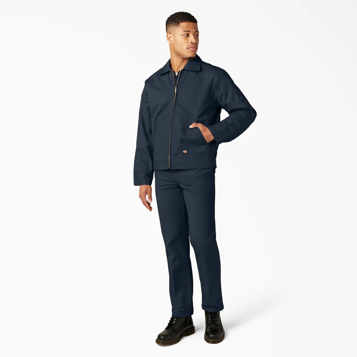 DICKIES MENS INSULATED EISENHOWER JACKET(TJ15)- DARK NAVY-DN