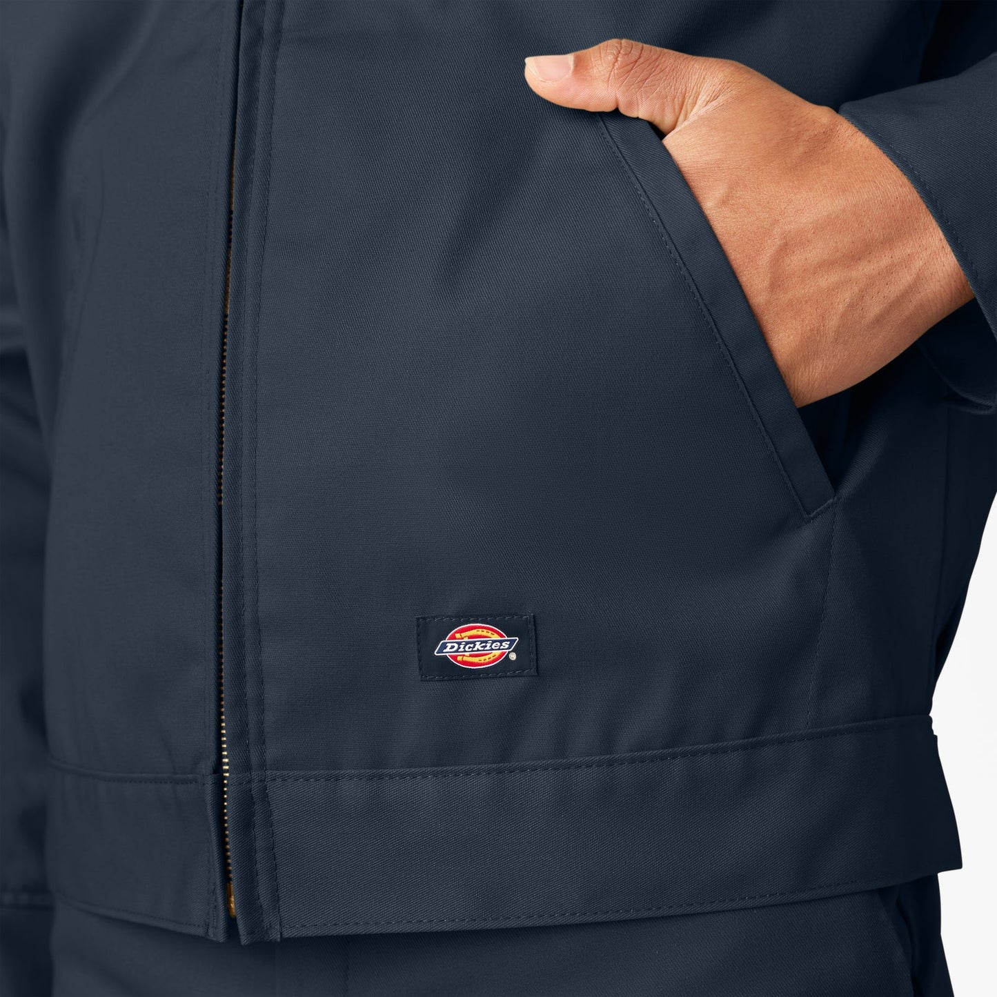 DICKIES MENS INSULATED EISENHOWER JACKET(TJ15)- DARK NAVY-DN