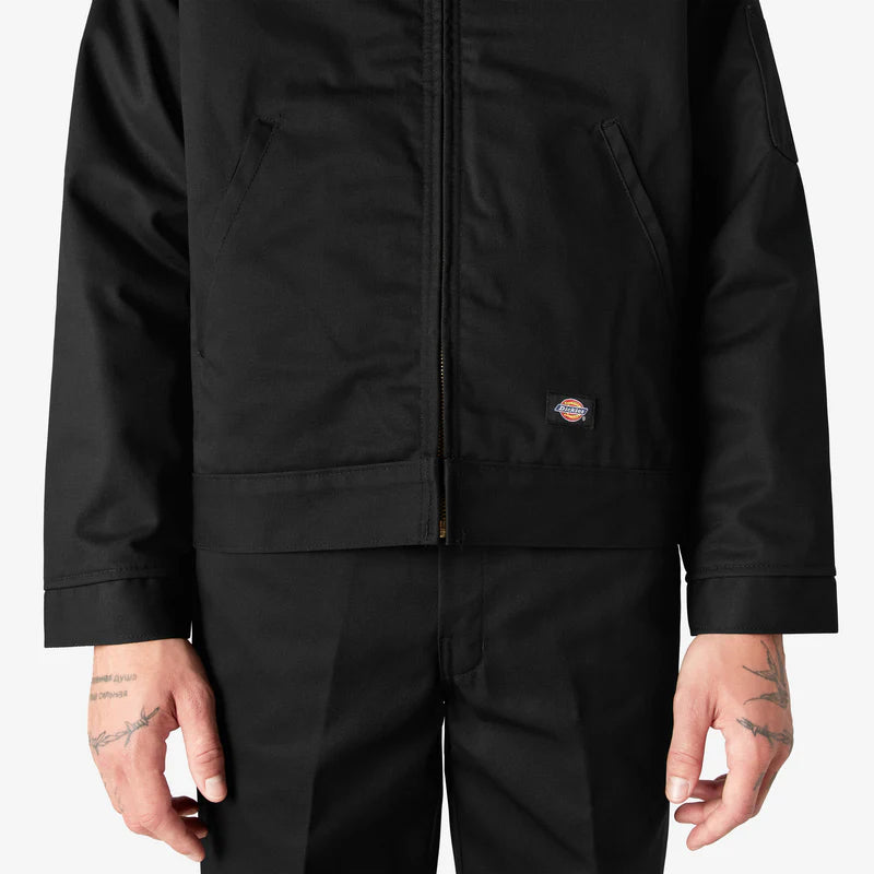 DICKIES MENS INSULATED EISENHOWER JACKET (TJ15)- BLACK