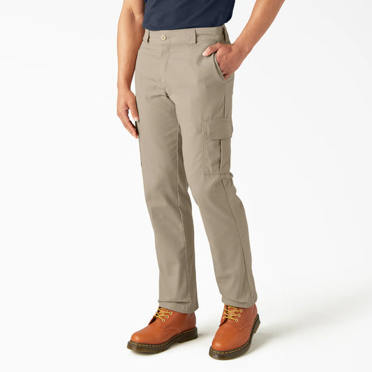 DICKIES-MENS TWILL CARGO PANT-Desert Sand (DS)-(WP595)