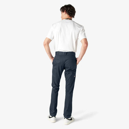 DICKIES MEN'S TWILL DOUBLE KNEE SKINNY FIT WORK PANTS (DWP811)