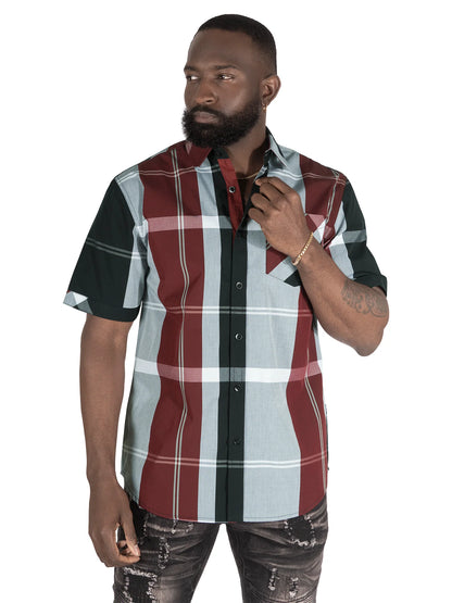 VENO Colton Plaid Shirt-(V829)