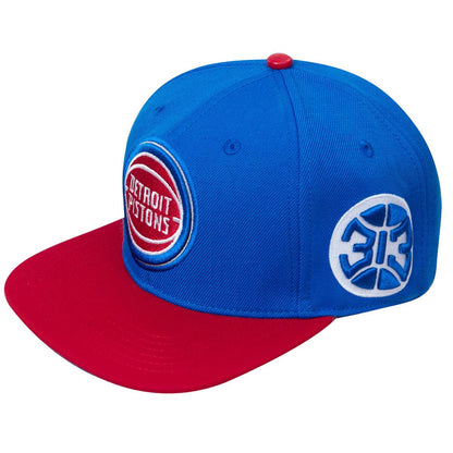 Pro Standard - Detroit Pistons Retro Classic Primary Logo Wool Snapback Hat