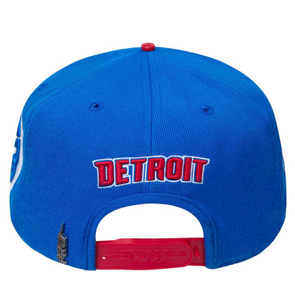 Pro Standard - Detroit Pistons Retro Classic Primary Logo Wool Snapback Hat