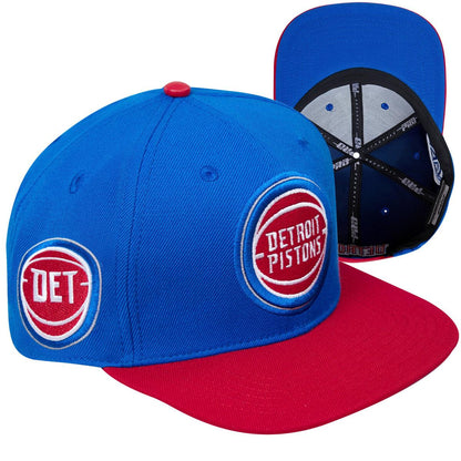 Pro Standard - Detroit Pistons Retro Classic Primary Logo Wool Snapback Hat