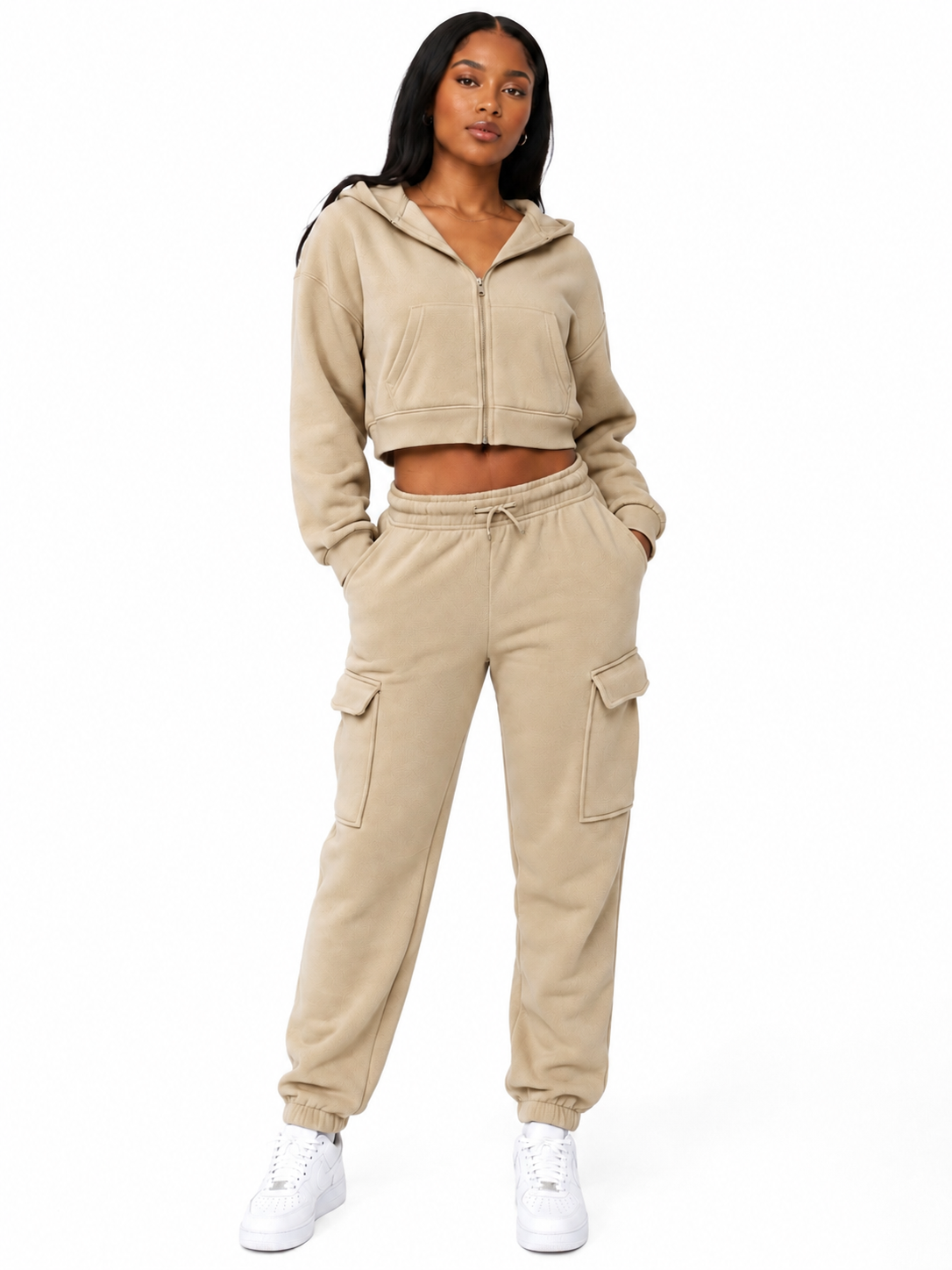 REDFOX WOMEN CARGO POCKET JOGGERS