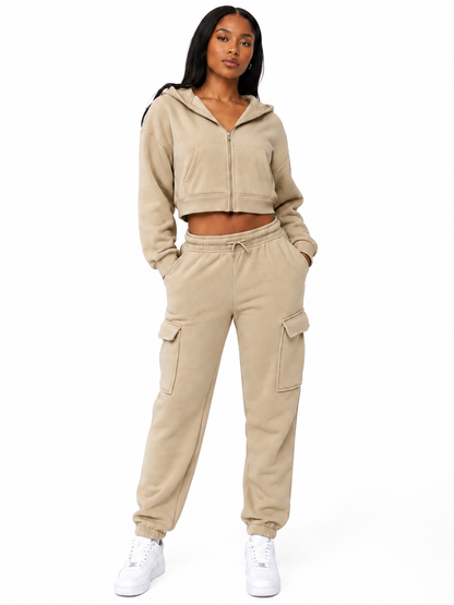 REDFOX WOMEN CARGO POCKET JOGGERS