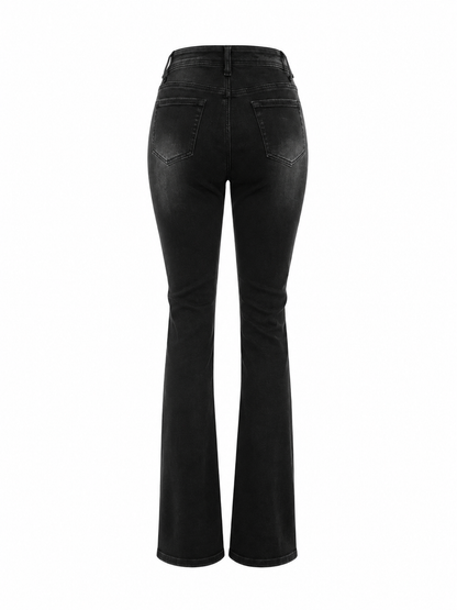 REDFOX WOMEN STACKED W/RHINESTONES JEANS