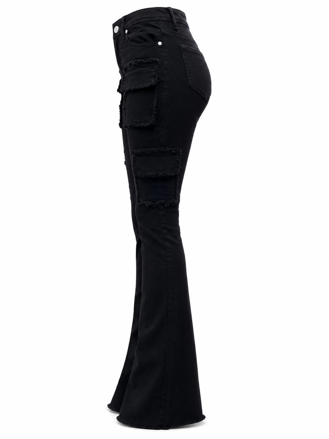 REDFOX WOMEN FRAY STACKED JEANS