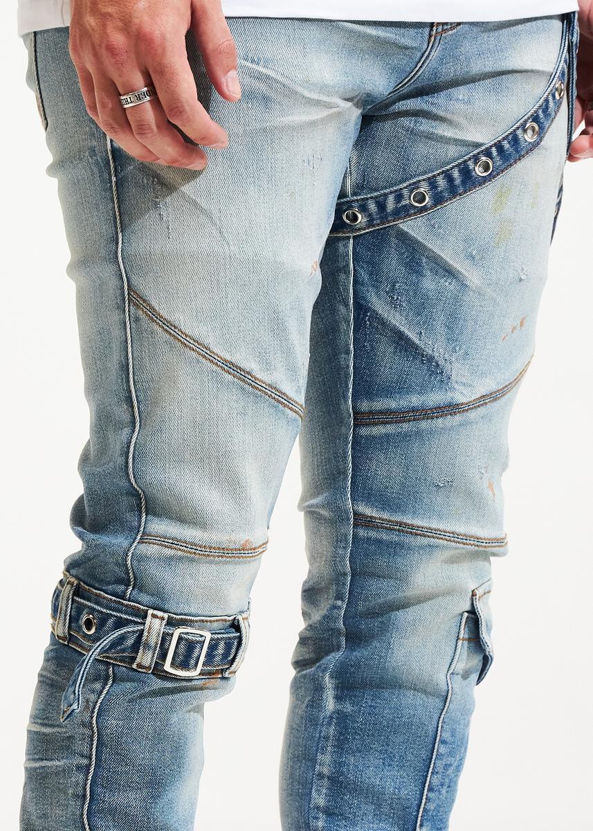 VIP Jeans Street Denim Size 13/14 Distressed Denim Skinny Light Wash | eBay