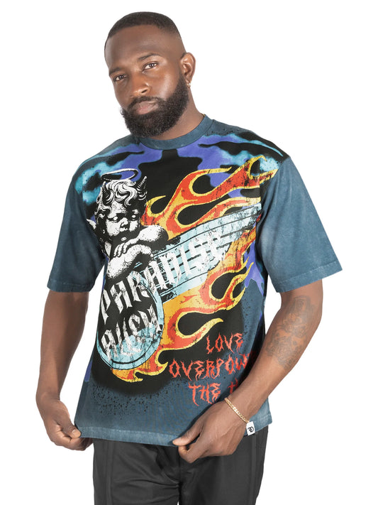 F169 Fake Love Tee - Blue