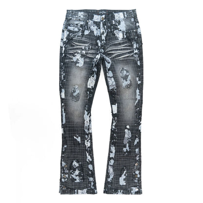 Frost - F1733 Amoto Stacked Jeans - Black