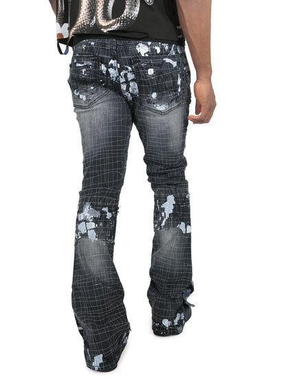 Frost - F1733 Amoto Stacked Jeans - Black