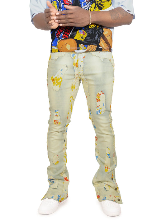Frost - F1733 Amoto Stacked Jeans - Dirt