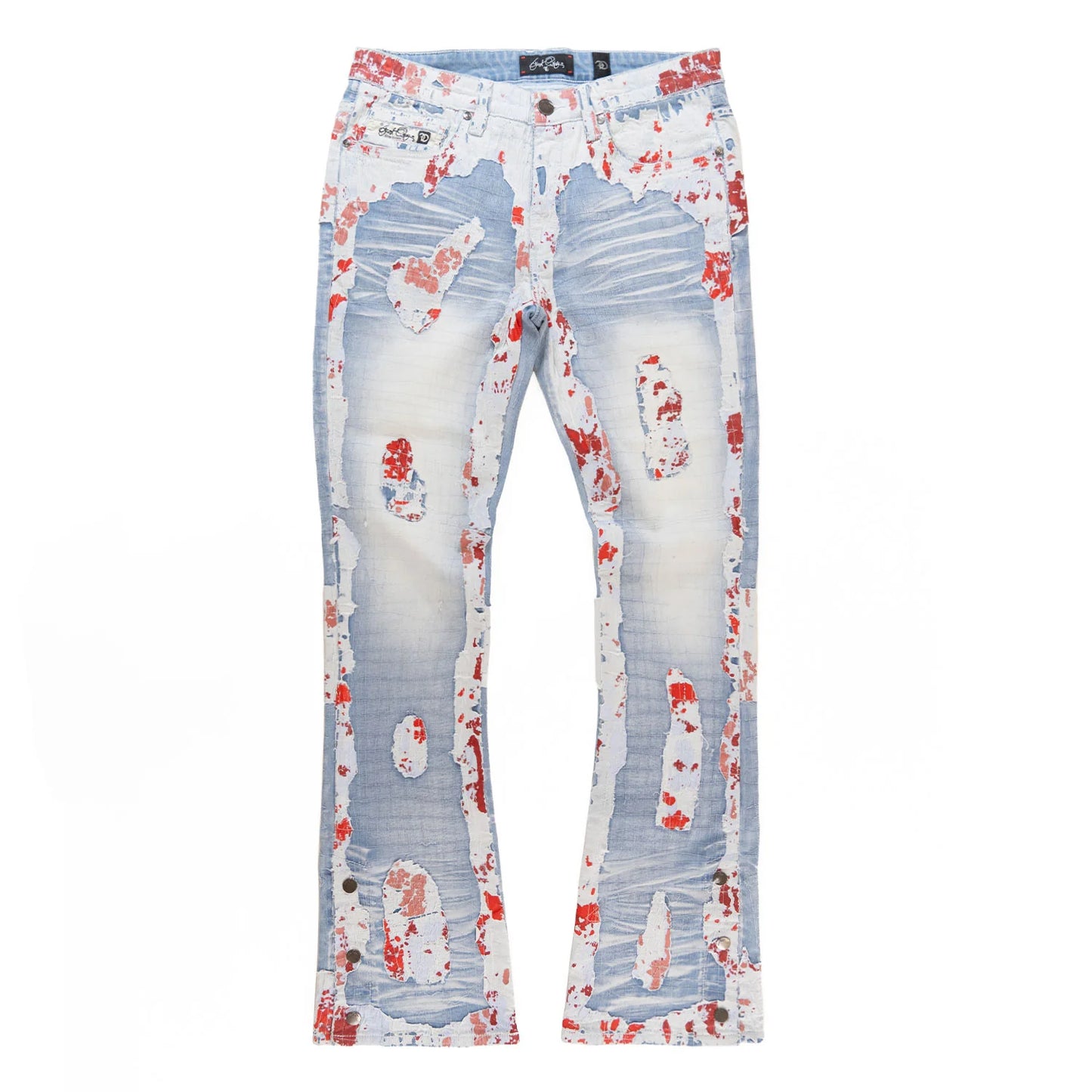 Frost - F1733 Amoto Stacked Jeans - Light Wash