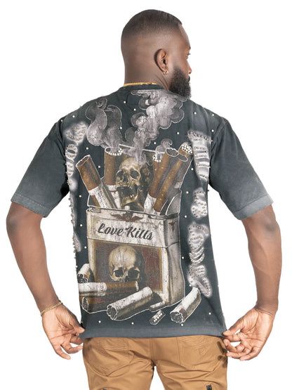 F189 Love Kills Tee 25' - Black