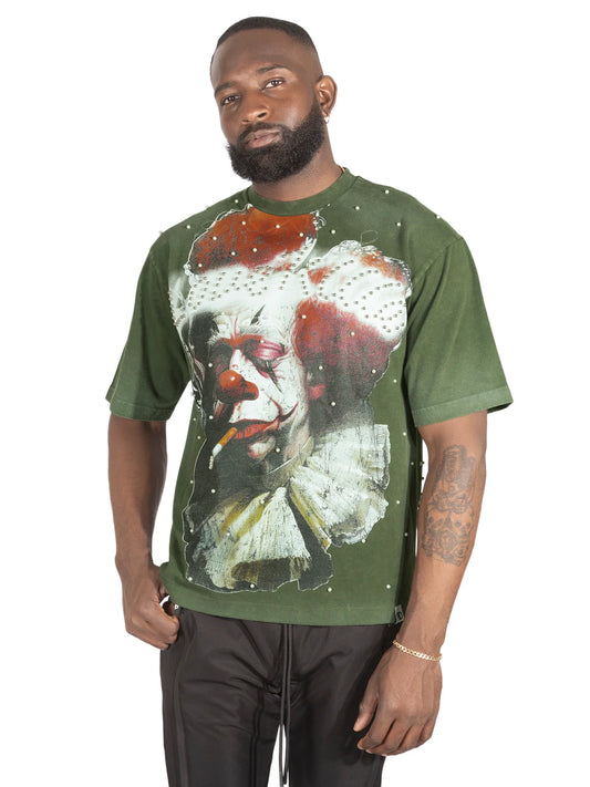 F189 Love Kills Tee 25' - Olive
