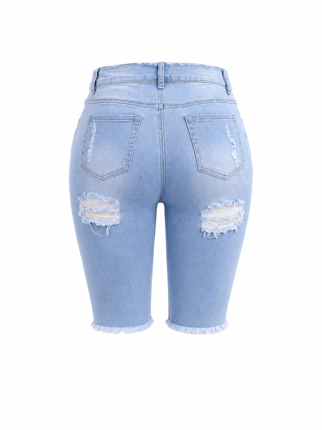 REDFOX WOMEN SUMMER STORM DISTRESSED BERMUDA SHORTS