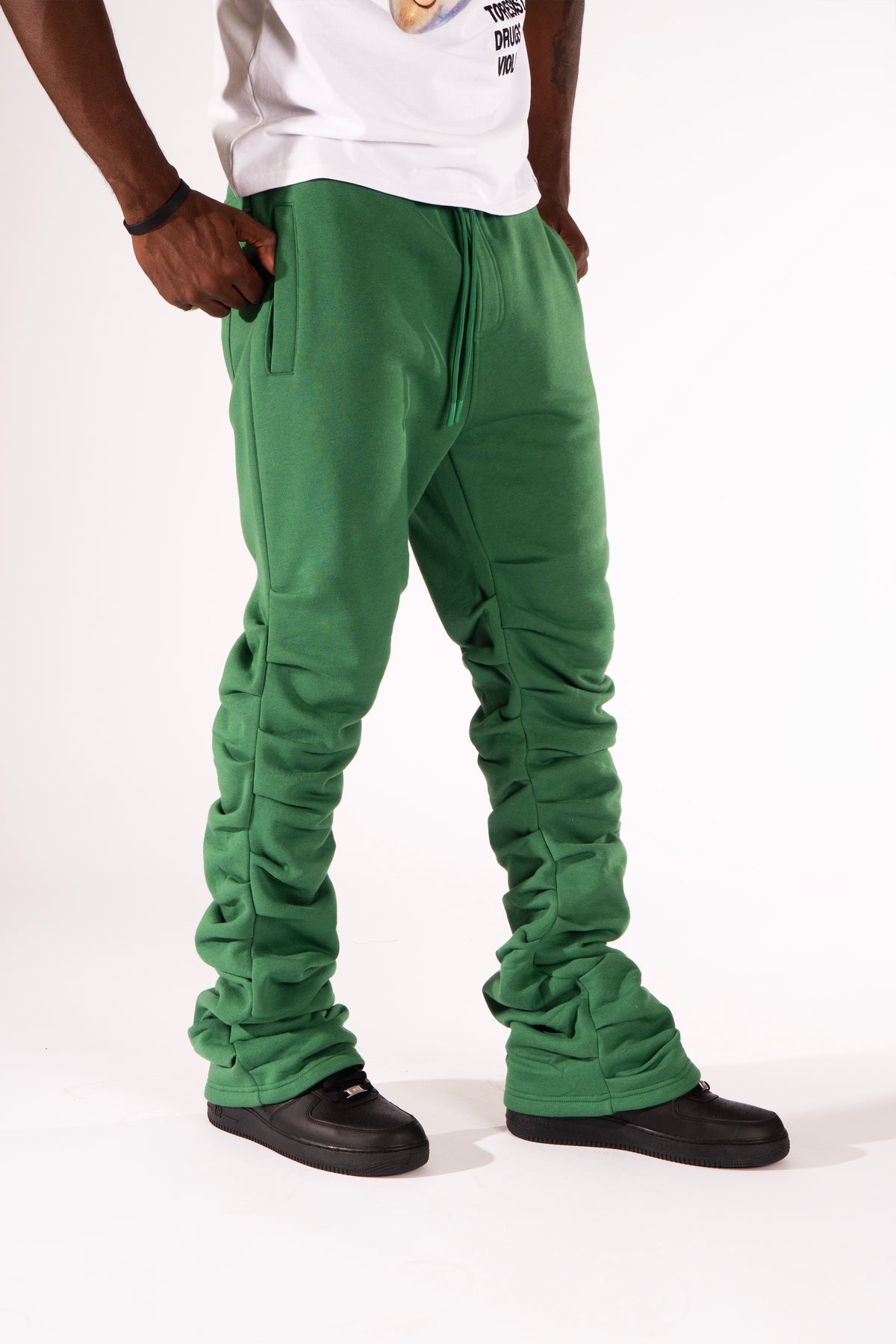 Frost F6220 Malik Stacked Sweatpants - Green